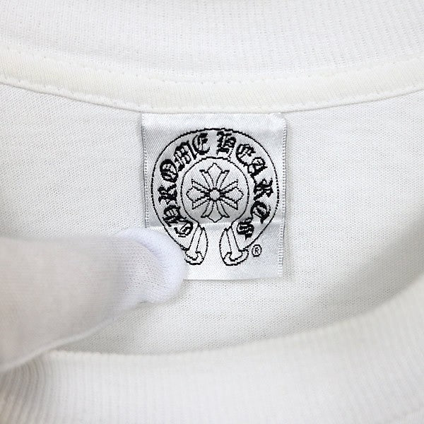 CHROME HEARTS Vintage Vine Dagger T-Shirt White Size S
