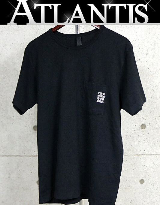 CHROME HEARTS Y NOT Embroidered T-Shirt Black Size L