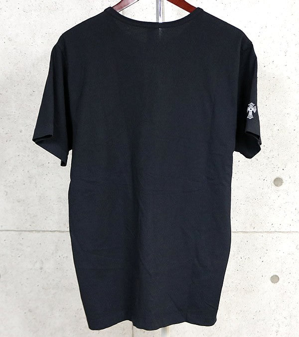 CHROME HEARTS Y NOT Embroidered T-Shirt Black Size L