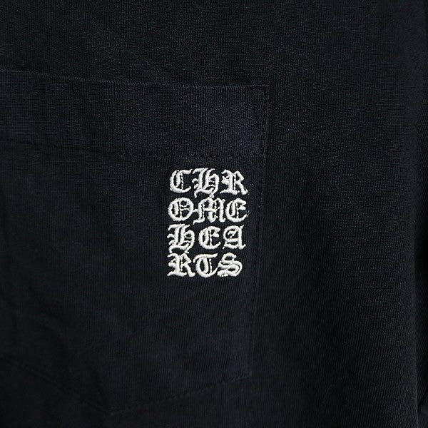 CHROME HEARTS Y NOT Embroidered T-Shirt Black Size L