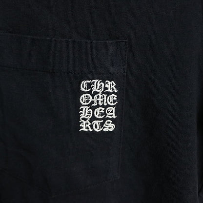 CHROME HEARTS Y NOT Embroidered T-Shirt Black Size L