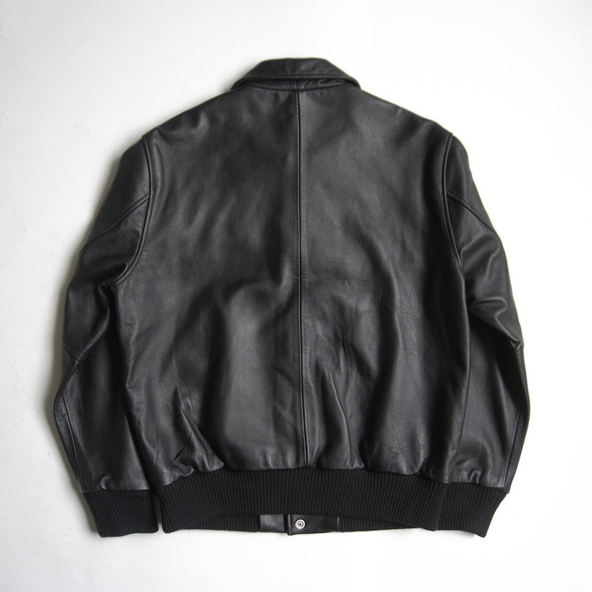 Skookum Byron Collar Leather Jacket Black Size M