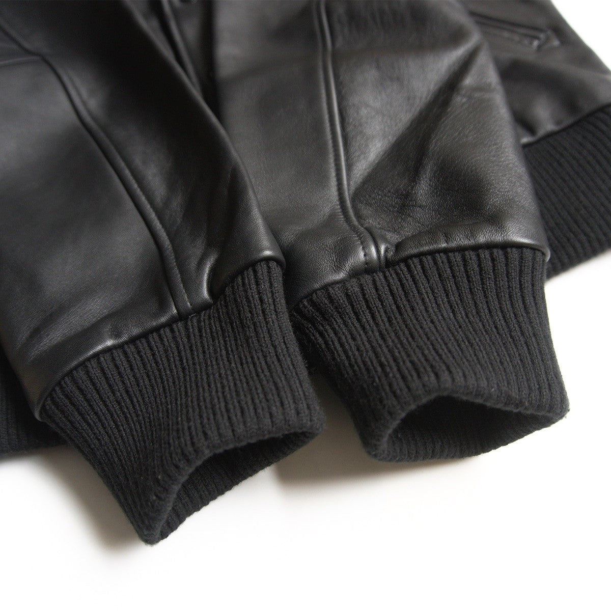 Skookum Byron Collar Leather Jacket Black Size M