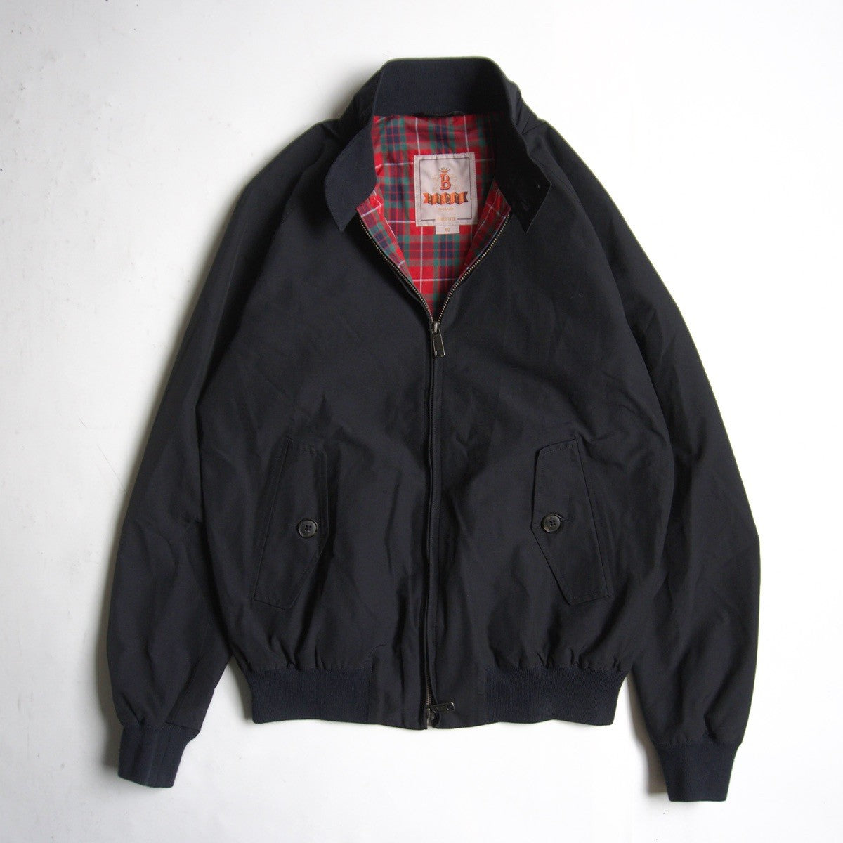 Baracuta G9 Harrington Jacket Black Size 40