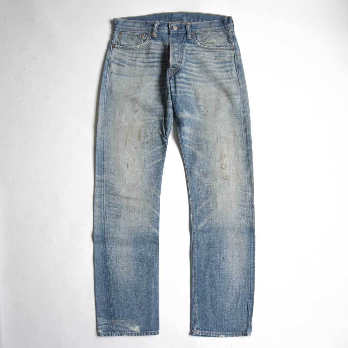 RRL x GREAT PLAINS WASH LOW-STRAIGHT JEANS Denim Pants Size 30×32