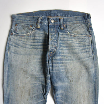 RRL x GREAT PLAINS WASH LOW-STRAIGHT JEANS Denim Pants Size 30×32