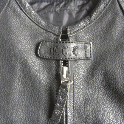 West Coast Choppers Leather Biker Jacket Black Size S