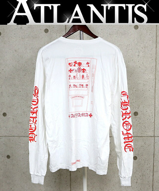 CHROME HEARTS Aoyama Vending Machine T-Shirt White Size XL