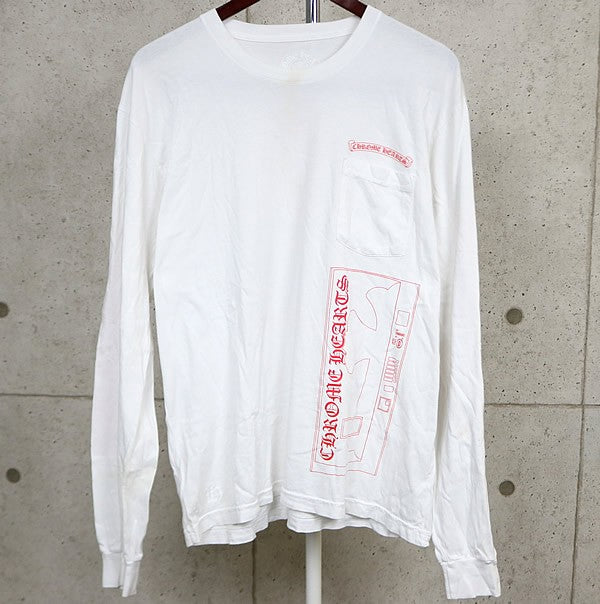 CHROME HEARTS Aoyama Vending Machine T-Shirt White Size XL