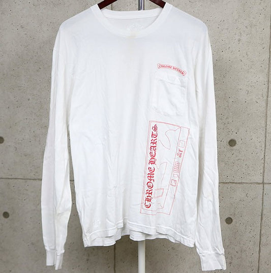 CHROME HEARTS Aoyama Vending Machine T-Shirt White Size XL