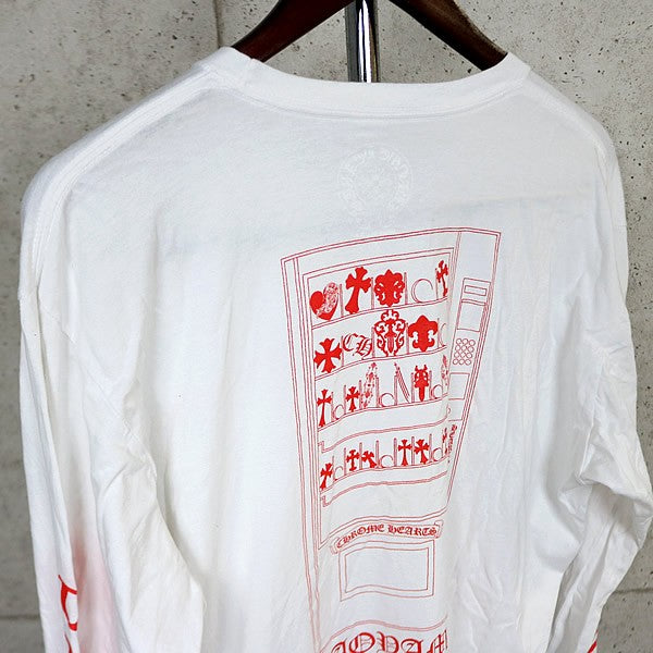 CHROME HEARTS Aoyama Vending Machine T-Shirt White Size XL
