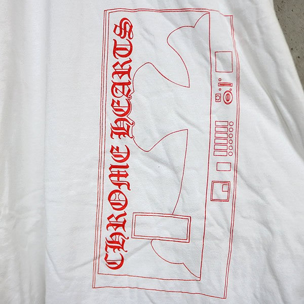 CHROME HEARTS Aoyama Vending Machine T-Shirt White Size XL