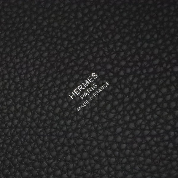 HERMES Picotin Lock MM Taurillon Clemence Black