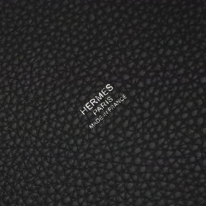 HERMES Picotin Lock MM Taurillon Clemence Black
