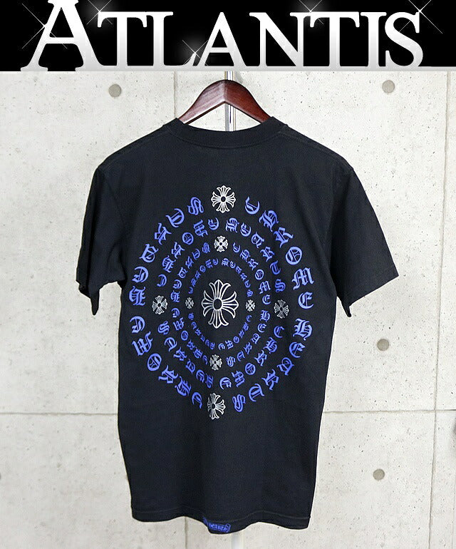 CHROME HEARTS Old Vintage Circle Logo T-Shirt Black Size M