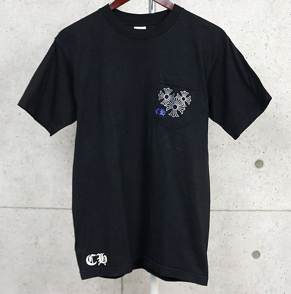 CHROME HEARTS Old Vintage Circle Logo T-Shirt Black Size M