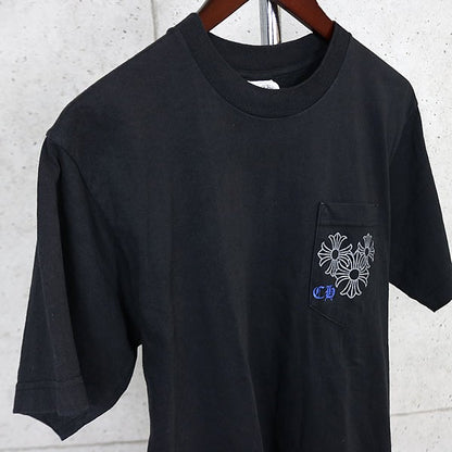 CHROME HEARTS Old Vintage Circle Logo T-Shirt Black Size M