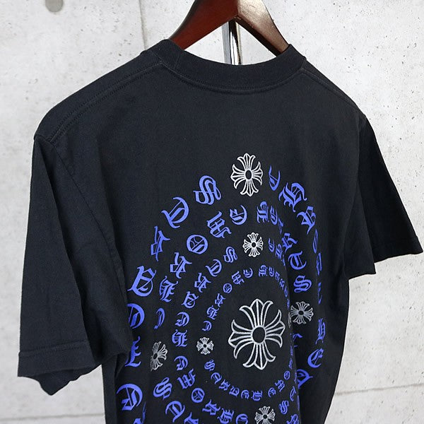 CHROME HEARTS Old Vintage Circle Logo T-Shirt Black Size M
