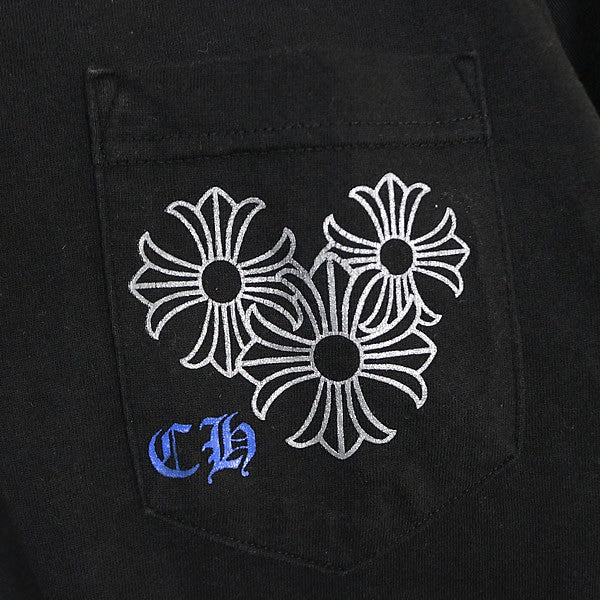 CHROME HEARTS Old Vintage Circle Logo T-Shirt Black Size M