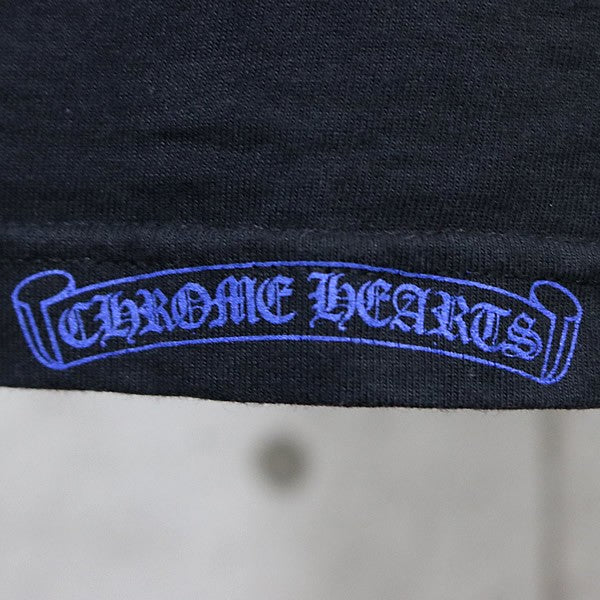 CHROME HEARTS Old Vintage Circle Logo T-Shirt Black Size M