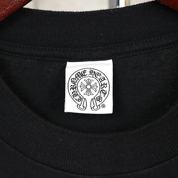 CHROME HEARTS Old Vintage Circle Logo T-Shirt Black Size M