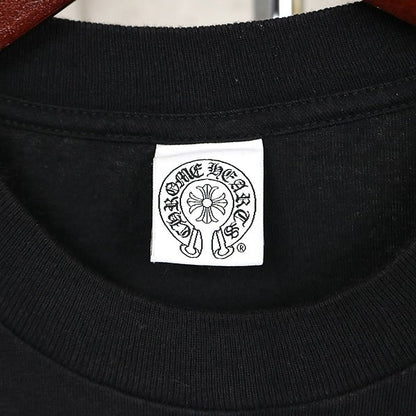 CHROME HEARTS Old Vintage Circle Logo T-Shirt Black Size M
