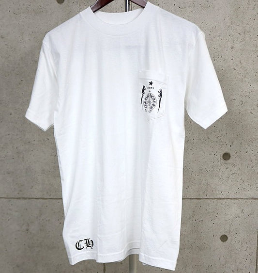 CHROME HEARTS Old FOTI JARVIS T-Shirt White Size M