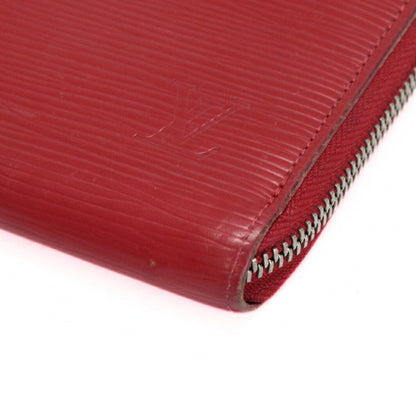LOUIS VUITTON Zippy Epi Leather Wallet Red Size ONE SIZE