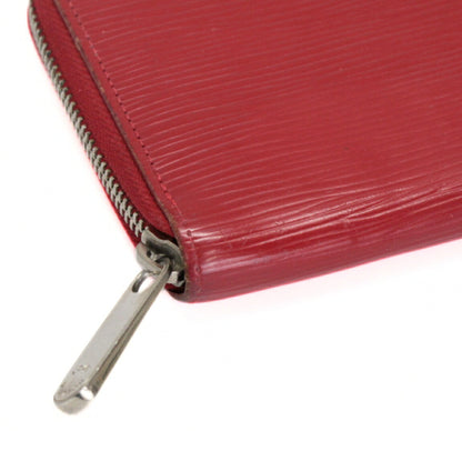 LOUIS VUITTON Zippy Epi Leather Wallet Red Size ONE SIZE