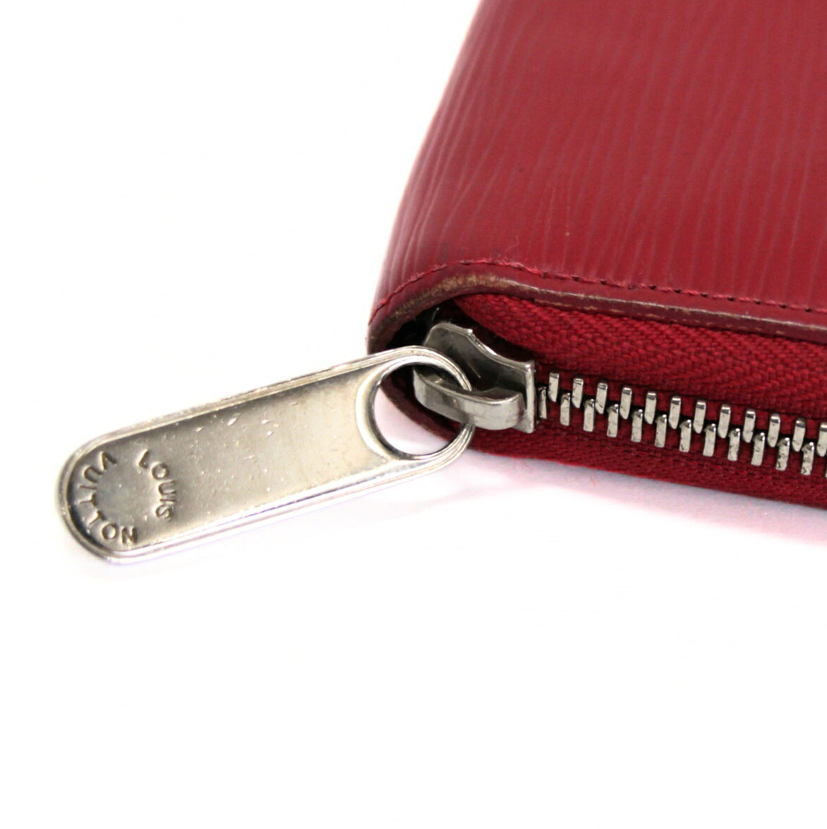 LOUIS VUITTON Zippy Epi Leather Wallet Red Size ONE SIZE