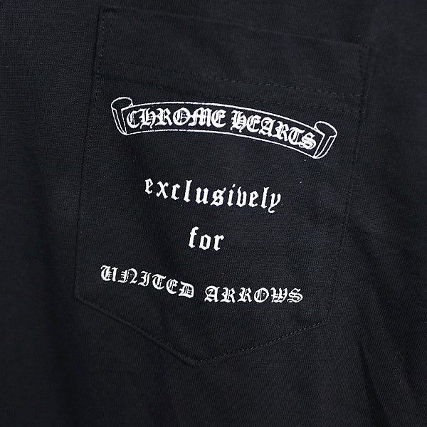 CHROME HEARTS Old United Arrows Dagger T-Shirt Black Size M