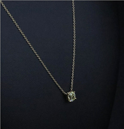 Tiffany&Co. Solitaire Fancy Necklace K18YG Size ONE SIZE