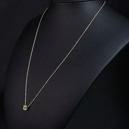 Tiffany&Co. Solitaire Fancy Necklace K18YG Size ONE SIZE