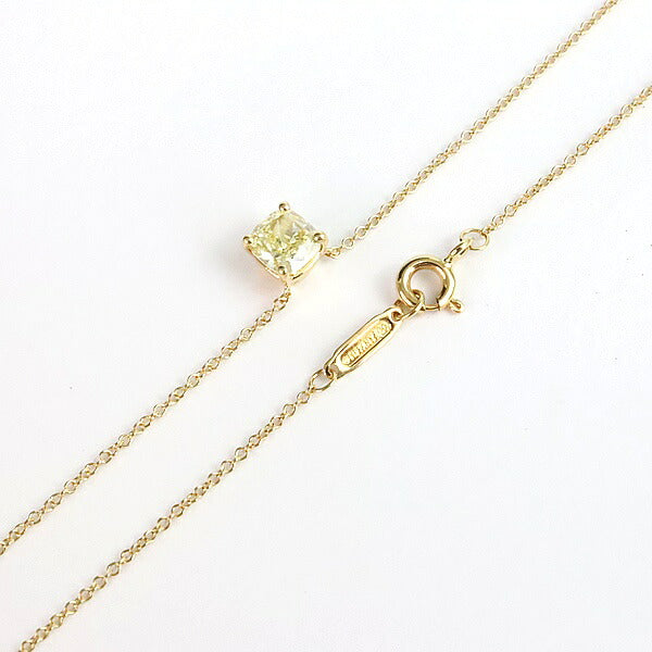 Tiffany&Co. Solitaire Fancy Necklace K18YG Size ONE SIZE