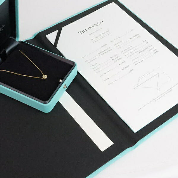 Tiffany&Co. Solitaire Fancy Necklace K18YG Size ONE SIZE
