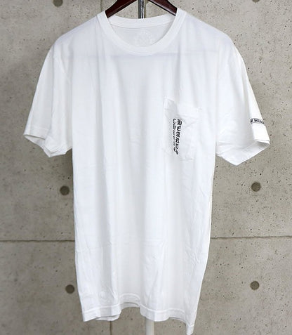 CHROME HEARTS Tokyo Limited Scroll Label Sleeve White Shirt Size L