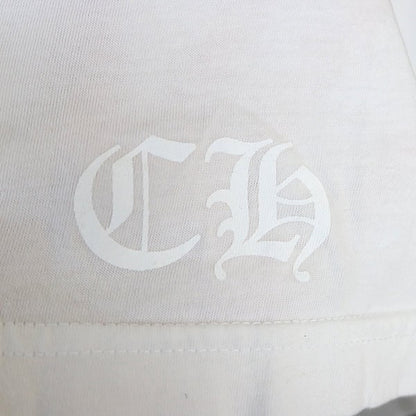 CHROME HEARTS Tokyo Limited Scroll Label Sleeve White Shirt Size L