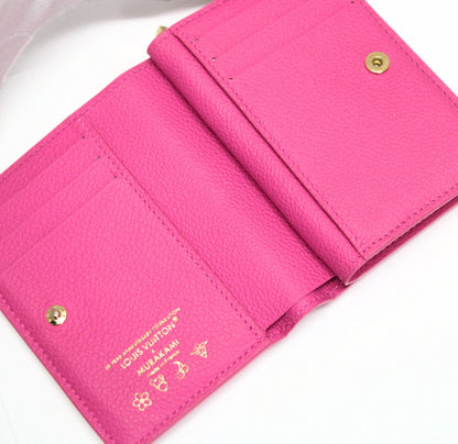 LOUIS VUITTON LVxTM Murakami Wallet Pink Size ONE SIZE