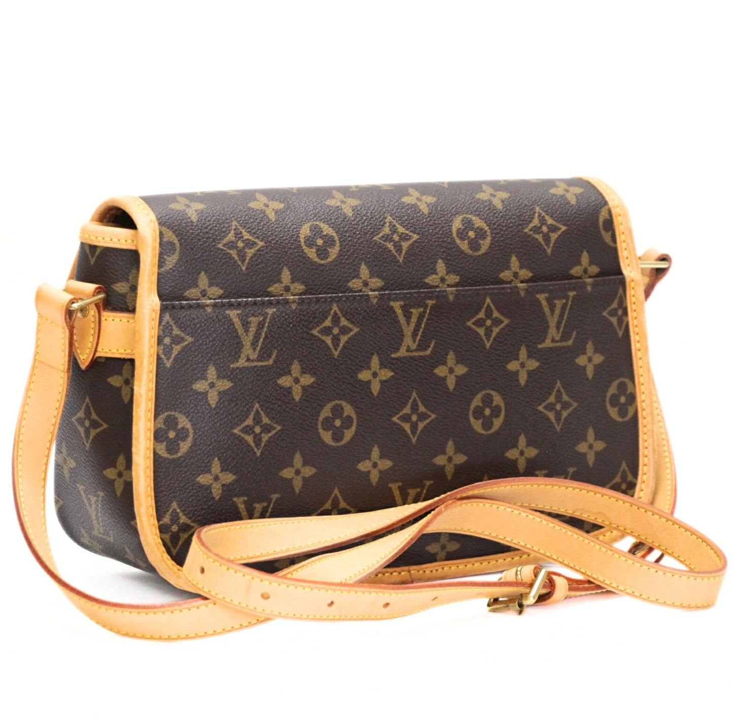LOUIS VUITTON Sologne Monogram Bag Brown Size ONE SIZE