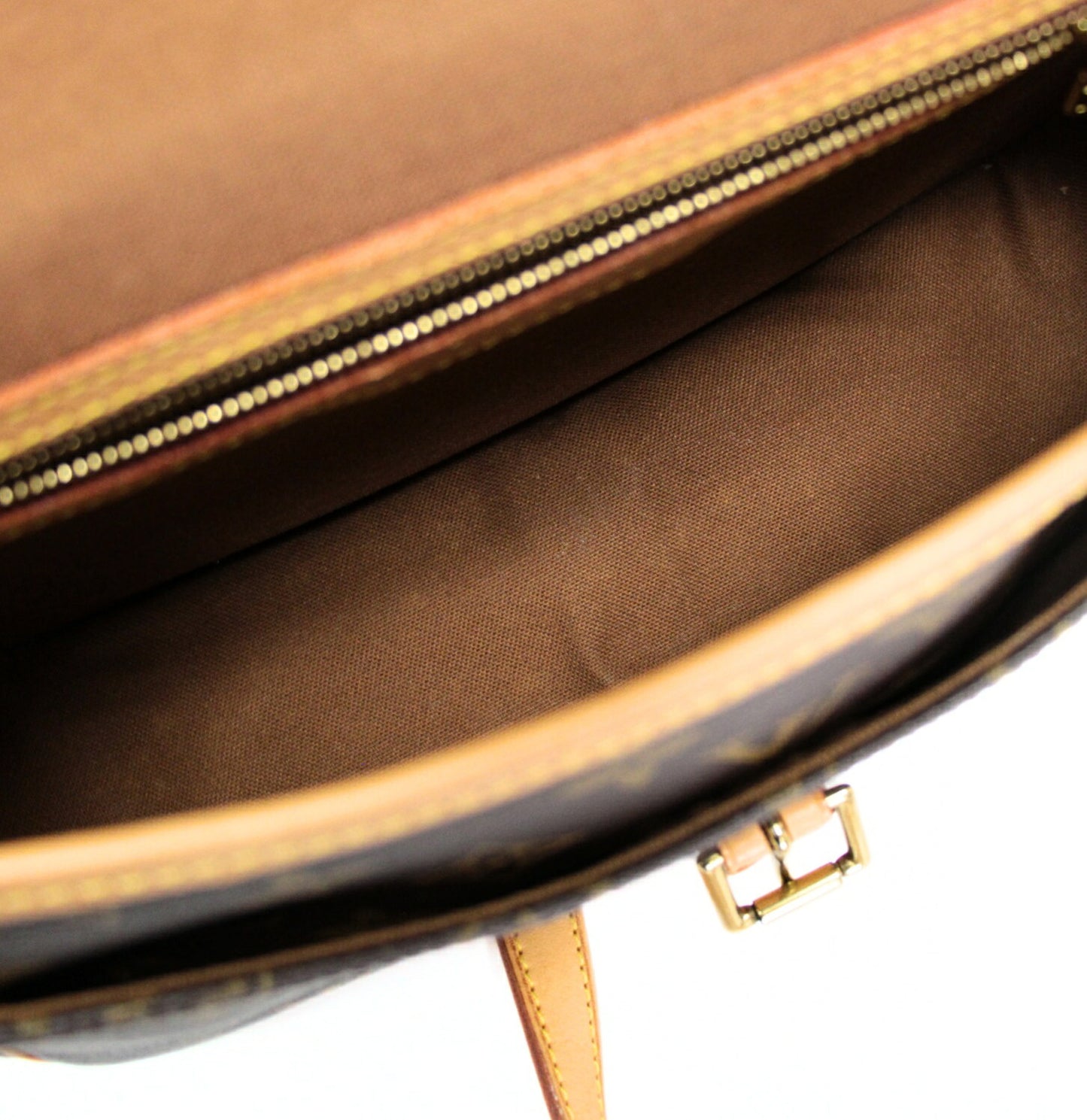 LOUIS VUITTON Sologne Monogram Bag Brown Size ONE SIZE