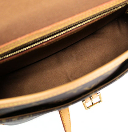 LOUIS VUITTON Sologne Monogram Bag Brown Size ONE SIZE