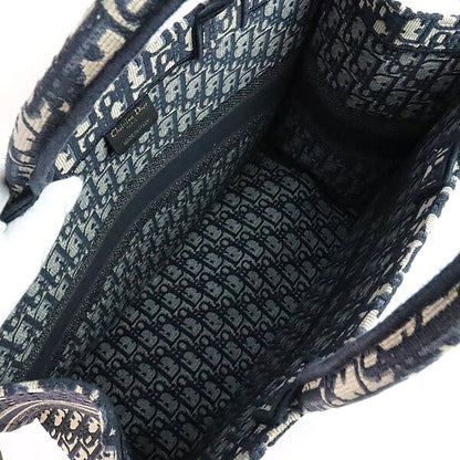 Christian Dior Oblique Jacquard Large Bag Blue Size ONE SIZE