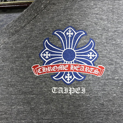 CHROME HEARTS Taipei Limited CH Plus T-Shirt Gray Size M