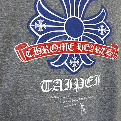 CHROME HEARTS Taipei Limited CH Plus T-Shirt Gray Size M