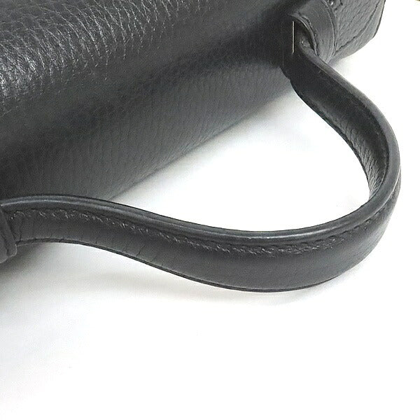 GUCCI Interlocking G Leather 2-Way Bag Black Size ONE SIZE