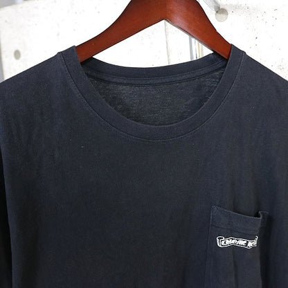 CHROME HEARTS Arch Logo Pocket Print T-Shirt Black Size M
