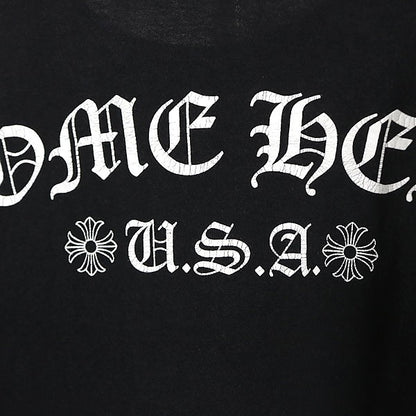 CHROME HEARTS Arch Logo Pocket Print T-Shirt Black Size M