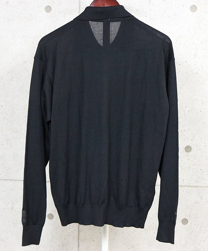 CHROME HEARTS Cashmere Cemetery Cross Cardigan Black Size M