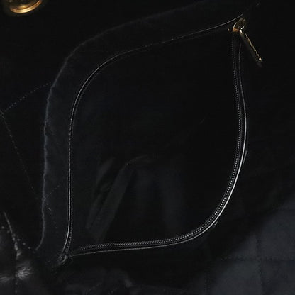 CHANEL Chanel 22 Small Shiny Bag Black Size ONE SIZE