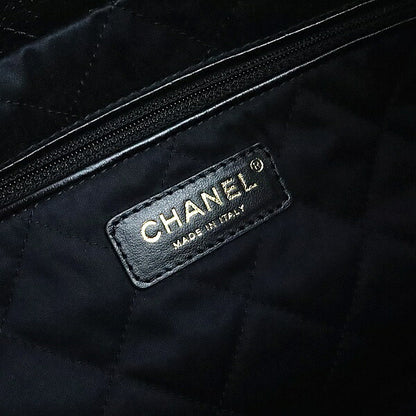 CHANEL Chanel 22 Small Shiny Bag Black Size ONE SIZE